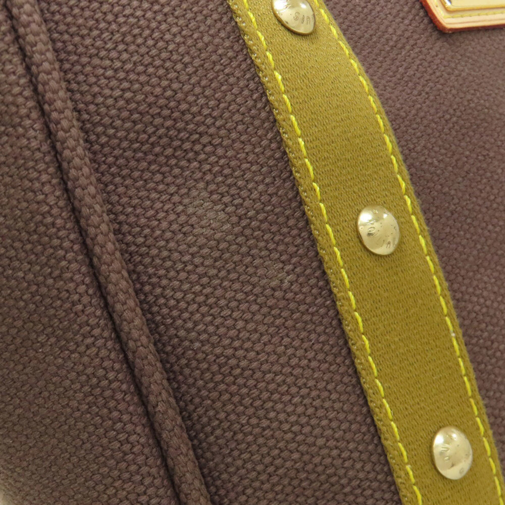 LOUIS VUITTON Authentic Brown Canvas Tote Bag - Picture 10 of 16